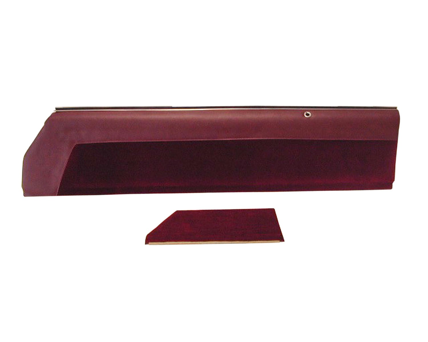 1986 Chevrolet Monte Carlo Upper Door Panel Set, Med. Blue Vinyl